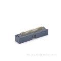 Conector de encabezado de caja de 1.27 mm Dual fila recta